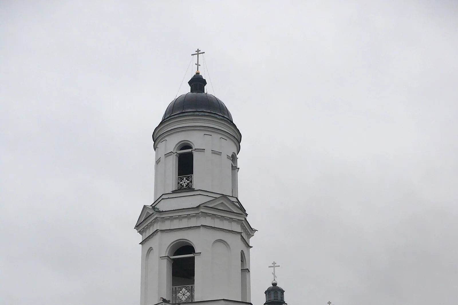 Вид на Ильинский собор в городе Сольцы